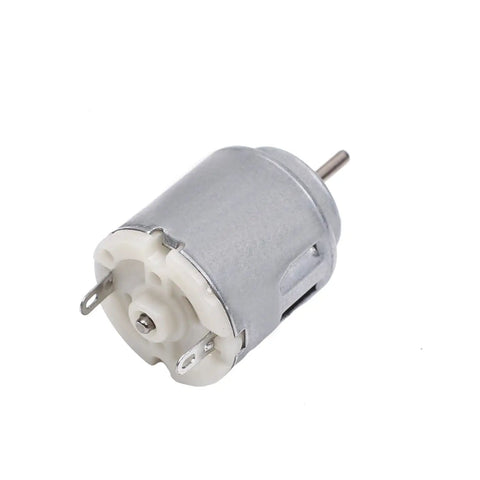 One motor from 5 Pack 1-6V DC Mini Motors For RC Boats And Planes Dope Do It Yourself Hobby Kit 5000-20000RPM 21mm Diameter By 25mm Length 2mm Shaft Low Noise High-Performance Micro Motors For DIY Projects