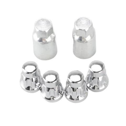 Solid Wheel Studs Kit For Chevy Impala Equinox And Cruze Replaces Rotted Nuts With Heavy Duty Build To Keep Your Ride Safe And Smooth Like A Boss On Any Road Trip chrome wheel nuts set, 6-piece