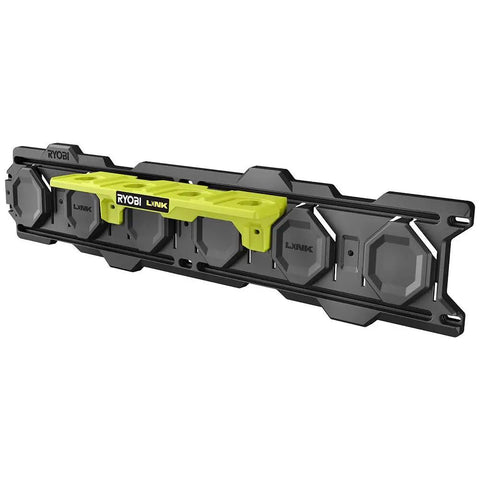 One Plus Tool Holder Modular Storage System for Single Hand Tools with Adjustable Rotating Stem, black and green color