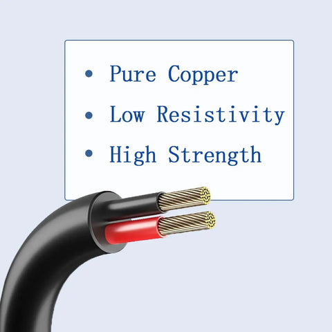 Pure copper wiring detail of 26.5V Charger For Cordless Vacuum H016 HA016 Power Supply Replacement with high strength and low resistivity.