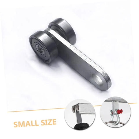 Heavy Duty Steel Sliding Door Pulley Wheel Assembly With Premium Double Bearing Rollers for small size applications.