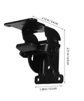 Heavy Duty Folding Leg Connectors With Wearproof Iron Coating For Hidden Furniture Hinges In Kitchen And Office Cabinets