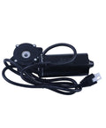 Heavy Duty 24V Height adjustable desk motor kit with manual control, showing an electric motor with cables.