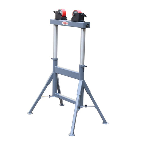 Rock Solid Heavy Duty Adjustable Pipe Roller Stand Built Tough For Welding Fabrication And Fit Up Projects Handling Up To 1100 Lbs Like A Champ With Smooth Rolling Wheels For Easy Material Movement