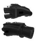 CCS2 To ChadeMo EV Charging Adapter 200A DC Fast Charge Connector with rugged shell and sealed pins, showing front and side views.