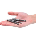 Impact Socket Adapter Set For Drill 1/4 3/8 1/2 Inch in hand, showing size and material of nut socket driver adapters.