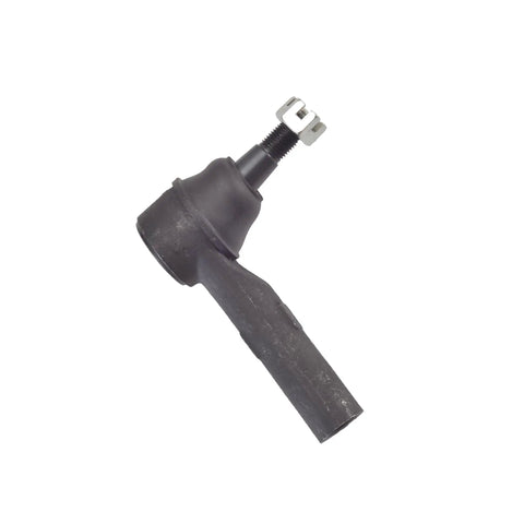 2 Pack Front Outer Tie Rod Ends ES80643 ES80644 For 2005-2010 Jeep Commander And 2006-2010 Grand Cherokee Replacement Direct Fit Includes Nuts, Grease Fittings, And Cotter Pins. Front outer tie rod end with threaded stud and boot on white background
