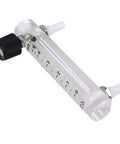 Oxygen Gas Flowmeter Acrylic 0.5 To 5 LPM With Control Valve Adjustable and Easy To Use, industrial-grade with non-pulsating flow