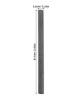Graphite carbon rod from Metal Electrodes Kit For Chemistry Experiments With Copper Strips, Zinc Strips, Iron Sheets, And Graphite Carbon Rods