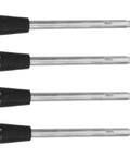 4 Piece M10 Threaded Revolving Crank Handle Set Metal Handwheels For Woodworking Drill Press And Milling Machines Replacement Parts