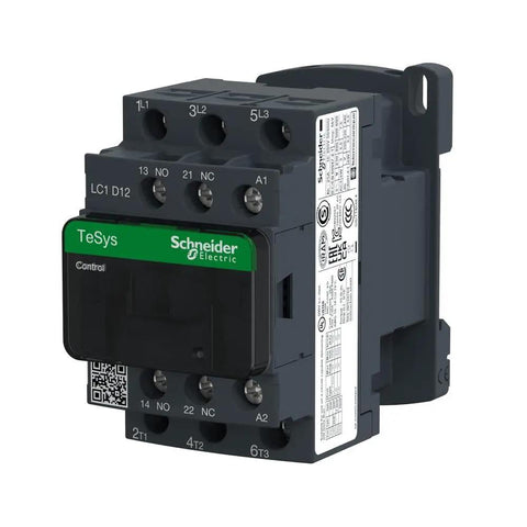Premium Heavy Duty Three Pole Motor Contactor Featuring A Bulletproof 230V AC Coil With 12 Amp Capacity For Seamless Industrial Automation Project Deployments