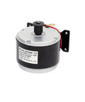 24V 300W DC Motor Integrating A Synchronized Pulley And Lightweight Gear Reducer My1016 Electric Scooter Upgrade Kit, black and silver design.