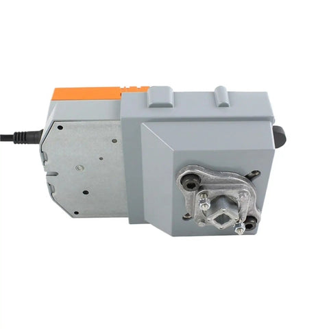 Heavy Duty 16Nm Rotary Actuator For Ventilation Systems Smooth As Butter Hvac Damper Controller Ac Dc 24 Volt Motor with metal assembly.