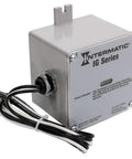 Advanced Outdoor Surge Protector With TPMOV Technology And Three Mode Protection Rainproof device and wires close-up