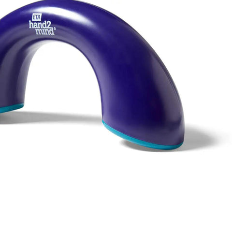 Phoneme Phone Reading Tool for Kids With Speech Therapy Fun Hands On Playset in purple and blue, side view