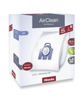 AirClean 3D Efficiency Dust Bags Type GN Allergy XL Pack With 2 Pre Motor Filters And 1 HEPA Filter for Complete C2 C3 S5000 S8000