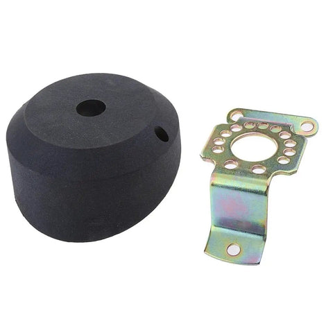 Black 20 Degree Boat Steering Bezel Kit For Outboard And Inboard Engines Angled Bezel With Three Quarters Inch Diameter
