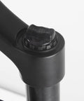 Close-up of manual lockout on Beefy Fat Tire MTB Suspension Fork for 20 to 26 inch fat bikes