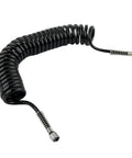 Pro Grade Pu Airbrush Hose With Snap Tight Quick Connects For Zero Sweat Leak Free Action And Nifty Flex Appeal Plus Inch Eight Female Bsp Ends, coiled design