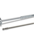 Pocket Hole Wood Screws Set Two And A Half Inch Size Eight Square Drive 150 Pieces Coarse Threads Washer Head Self Tapping Zinc Plated Rust Resistant Drive Bit Included Ideal For Hidden Wood Joints And Strong Clean Edges with screw and drive bit