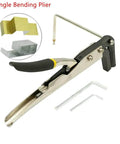 Angular Metal Folding Pliers For Arc And Angle Bending, Crimping, And Edge Molding, steel plier tool with adjustable pressure.