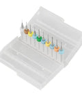 10 Piece PCB Drill Bit Set Tungsten Carbide Micro Bits For Circuit Board Holes 0.3mm To 1.2mm With Handy Storage Case