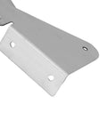 Close-up of 4 Pack Gutter Downspout Extension Hinge Flip Up Stainless Steel for Rectangle and Square Downspouts Heavy Duty Rain Gutter Hinge