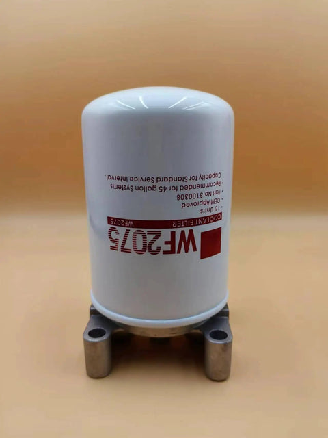 Water Coolant Filter Spin On WF2075 with Base for Cummins ISM11 and Peterbilt Series 60 Engine