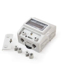 Single Phase KWh Meter Pass Through For Electrical Monitoring DIY 100A 120V To 240V Two Or Three Wire 60Hz LCD Display Remote Pulse Output White Utility Grade