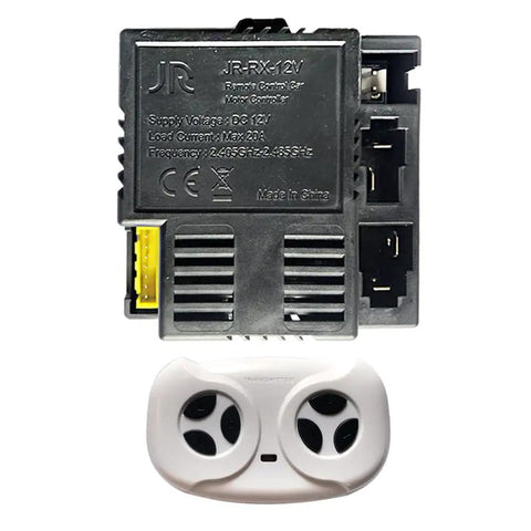 2.4G Bluetooth Control Box Receiver Kit For 12V Ride On Upgrades Smooth Start Function, plug and play remote receiver with manual