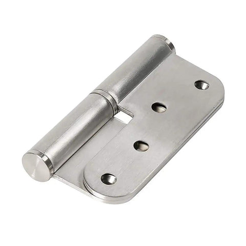 Heavy Duty Ball Bearing Cabinet Hinges Built Tough For Doors And Wood Furniture Runs Slick As Silk With Smooth Gliding Motion Silver 6 By 4 Inch hinge close-up view.