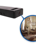 Covert 160-Degree Tilt Hidden Camera With Pivoting Wide Angle Lens And 32GB SD Card Included, Wire-Free Setup For Nanny Cam.