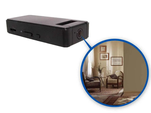 Covert 160-Degree Tilt Hidden Camera With Pivoting Wide Angle Lens And 32GB SD Card Included, Wire-Free Setup For Nanny Cam.