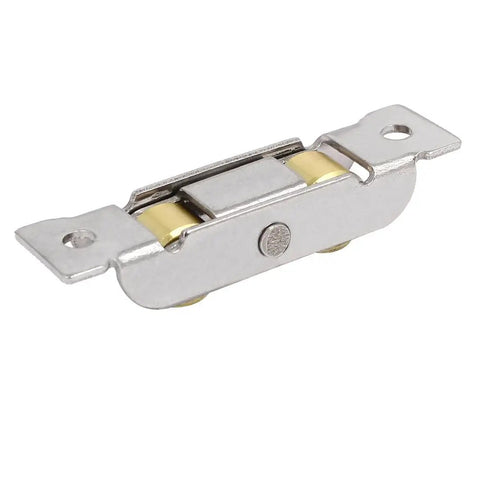 Heavy Lifter Double Roller Sliding Window Pulley Wheels 30kg Capacity smooth stainless steel pulley with yellow wheels.
