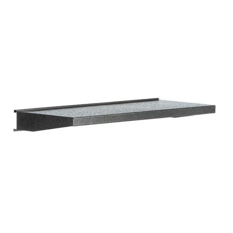 Heavy Duty 30 Inch Solid Steel Shelf For Garage, Sturdy Storage Rack With 50-Pound Capacity, wall-mounted view