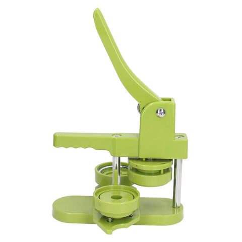 Awesome Premium Button Maker Machine Badge Press Kit Contains 100 Sets Panda Patterns And Supplies For DIY Crafts Gifts Keychains Bottle Openers For Beginners Making Custom Pins To Sell Online At Events Sharing Super Creativity. green metal button press machine