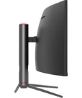 Curved 49 Inch Ultrawide Gaming Monitor With 144Hz Refresh Rate And 32 By 9 Aspect 3840 By 1080 Resolution HDR400 side view