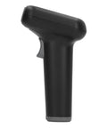 Side view of USB Barcode Scanner 1D and 2D Reads QR EAN UPC Code 128 PDF417 and Data Matrix Auto Sensing and Manual Scan Modes, black handle