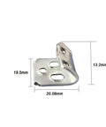 Heavy Duty Upholstery Spring Clips For Sofas And Couches No Hassle Furniture Repair Kit, insulated metal clip dimensions shown.