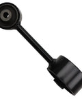 Rock Solid Hydraulic Engine Mount For Zero Shake Smooth Rides Direct Bolt On Replacement Built To Handle Punishing Under Hood Heat And Perfect Factory Fit Comes Ready To Drop Right In, showing black rubber mount and metal connection.