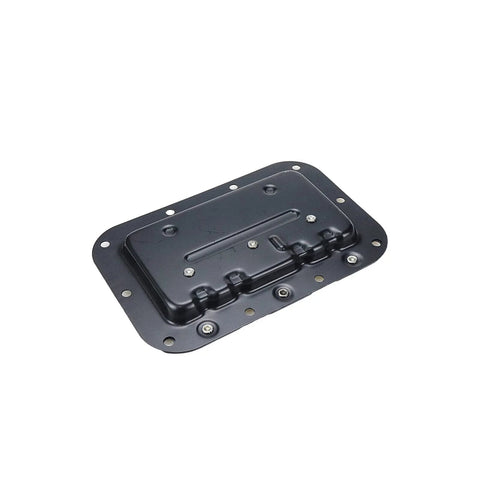 6.34 Inch Black Spring Loaded Handle for Toolboxes and Chests Surface Mounted with Rubber Grip Heavy Duty Luggage Style Handle.