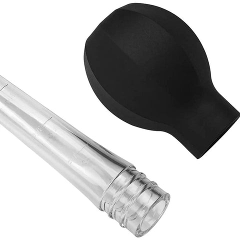 Game-Changing Silicone Turkey Baster With Cleaning Brush For Juicy Turkeys And Pan Juices, Easy To Use Bulb
