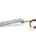 Compact 80 Millimeter Stroke Micro Linear Stepper Motor With 5V 2 Phase 4 Wire Lead Screw Actuator on a white background.