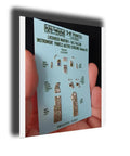 1/32 F-16 CJ Fighting Falcon Instrument Panel Kit With 3D Decal Relief and active SCR detail sheet in hand