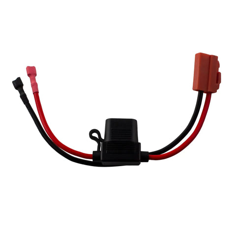 Red 2 Pin Wire Harness Connector For 12V Ride On Toys Compatible With Best Choice Products 12V Ride On Trucks And ATVs Replacement Battery Harness Connector For Safe Easy Plug In - front view