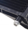 Close-up of Chevy Silverado 1500 Transmission Oil Cooler 1999 2013 Direct Fit Replacement For GM4050111 20880895 OE Grade