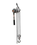 Heavy Duty 1.5 Ton Lever Chain Hoist Made From Super Strong Aluminum Alloy With G80 Steel Lifting Chain for manual rigging jobs.