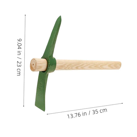 Steel Gardening Pickaxe Handle For Efficient Weeding And Soil Digging In Vegetable And Flower Gardens Built As A Workhorse