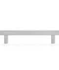 60 Pack Square Cabinet Pulls In Brushed Nickel 7 3 8 Inch Length 5 Inch Hole Center Stainless Steel Kitchen Drawer Handles Modern Flat Cabinet