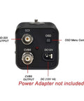 Back view of HD SDI Security Camera 2MP 1080P With 1/2.8 High Sensitivity CMOS 2.8-12mm Manual Varifocal Lens showing connections